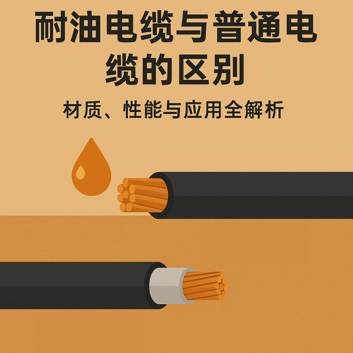 耐油电缆与通俗电缆的区别：材质、、性能与应用全剖析