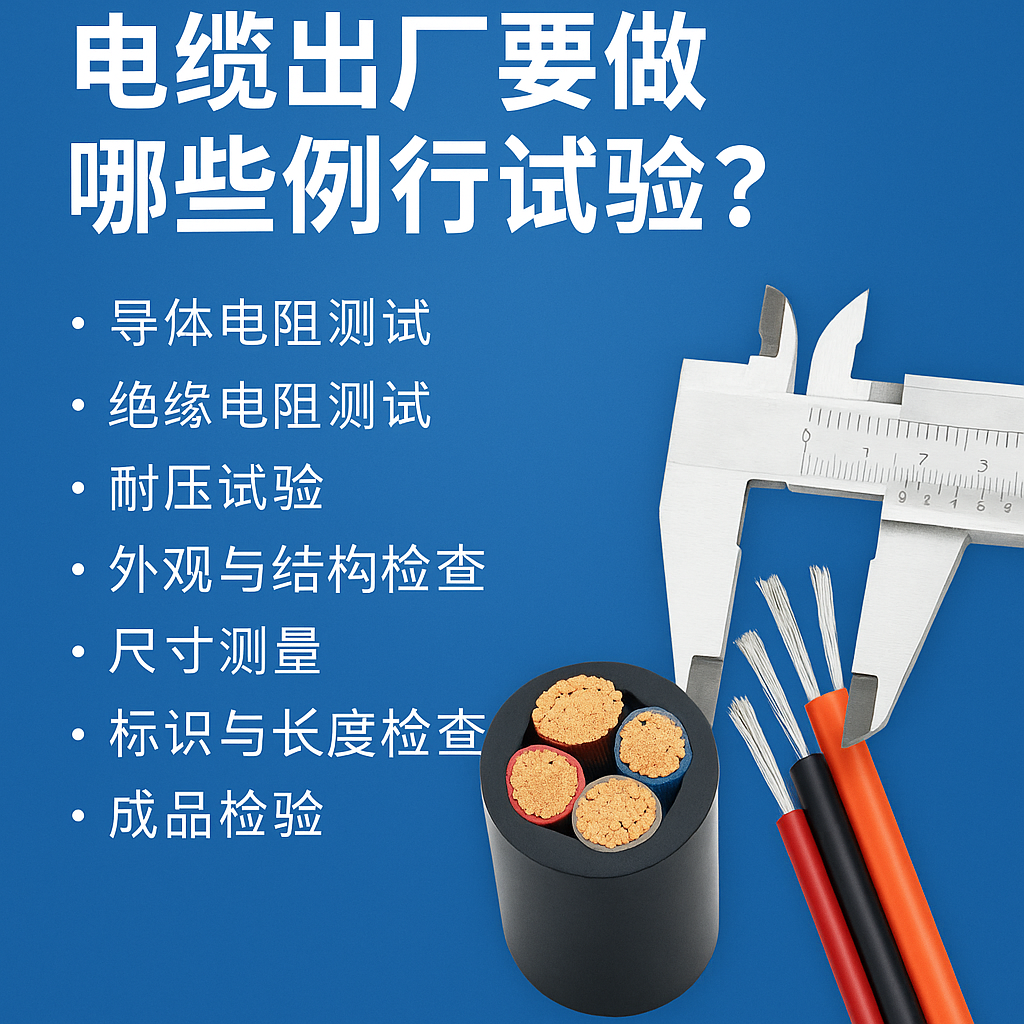 电缆出厂要做哪些例行试验？？一文讲清最要害的7项检测