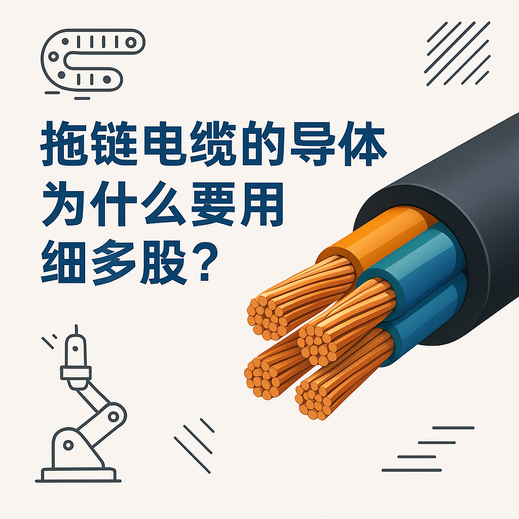 拖链电缆的导体为什么要用细多股？